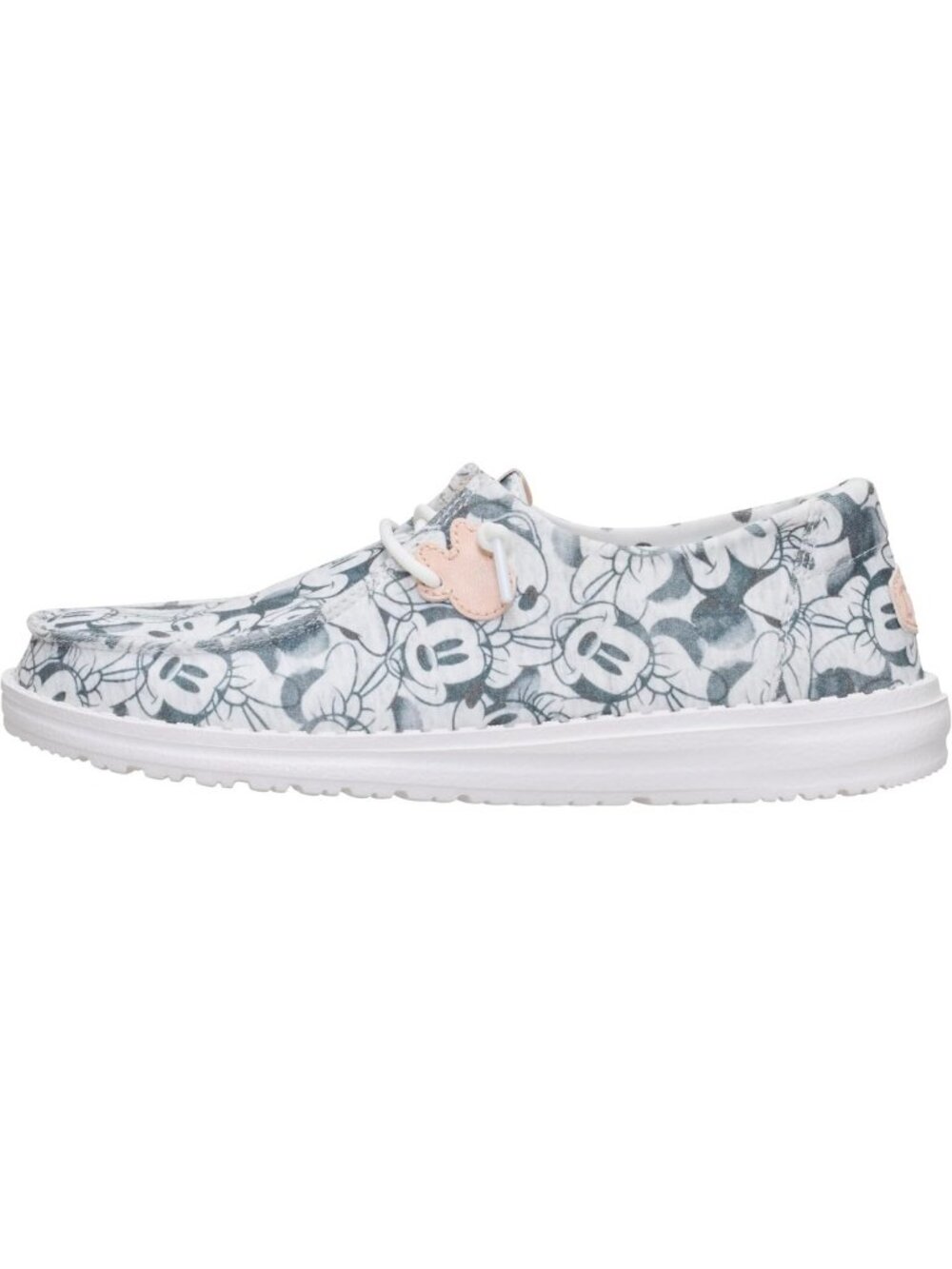 Cute Minnie Mouse Slip-On Loafers for Women | Comfortable Cotton Upper, Casual